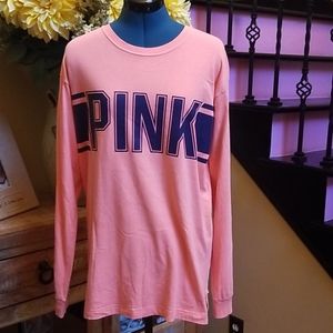 PINK VS Long Sleeve Tee - SZ S